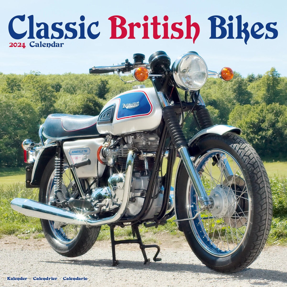 Kalender 2024 Classic Brit Bikes 30x30cm