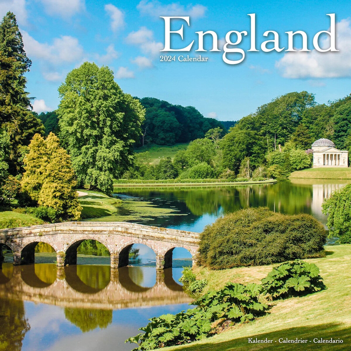 Kalender 2024 England 30x30cm