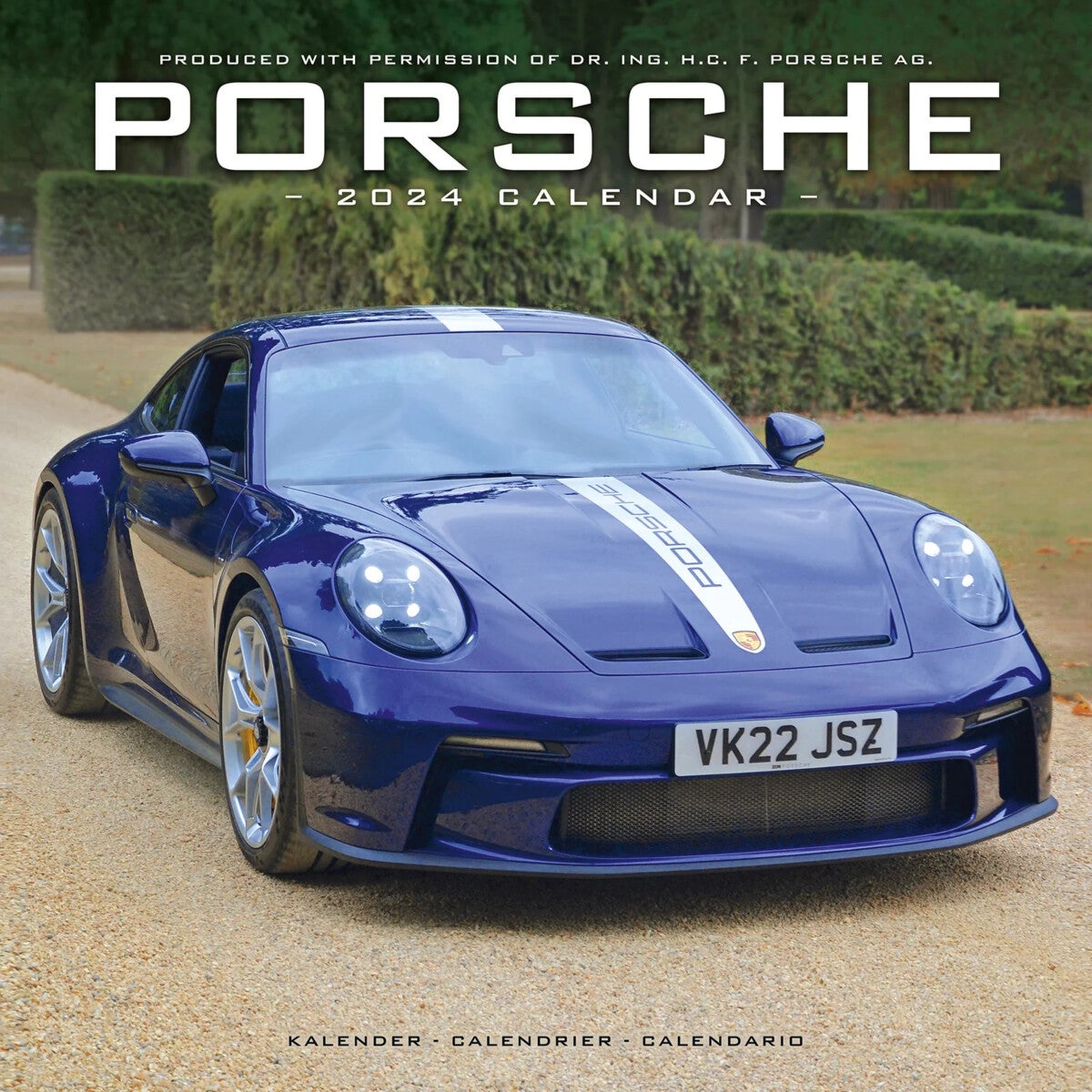 Kalender 2024 Porsche 30x30cm