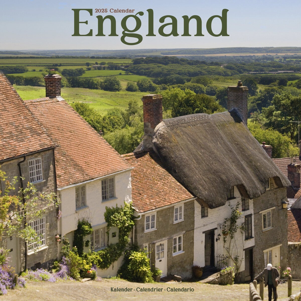 Kalender 2025 England 30x30cm