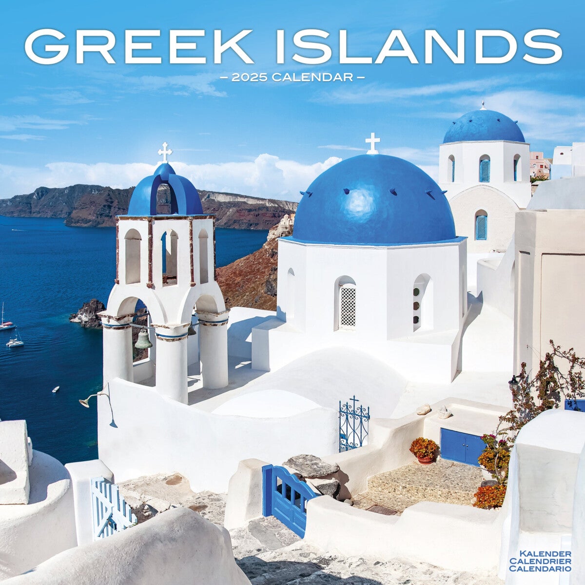 Kalender 2025 Greek Islands 30x30cm