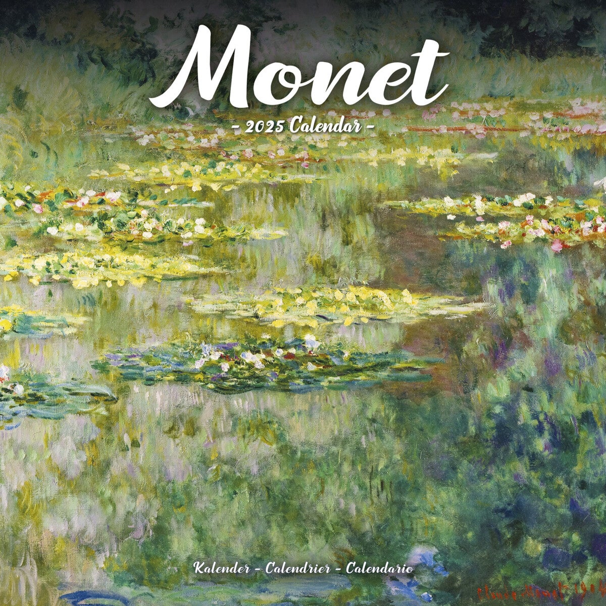 Kalender 2025 Monet 30x30cm