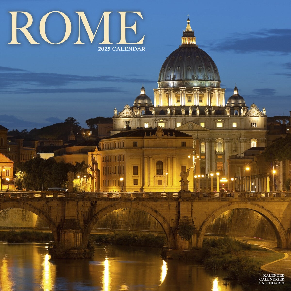 Kalender 2025 Rome 30x30cm