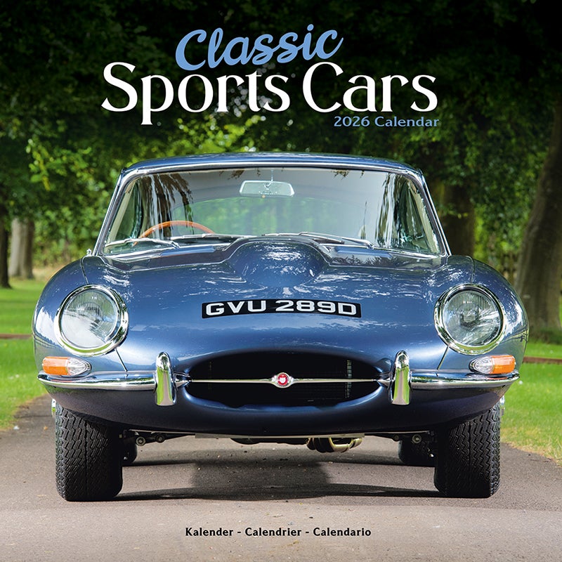 Kalender 2026 30x30 Classic Sports Cars
