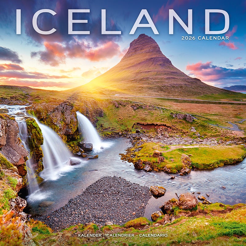 Kalender 2026 30x30 Iceland