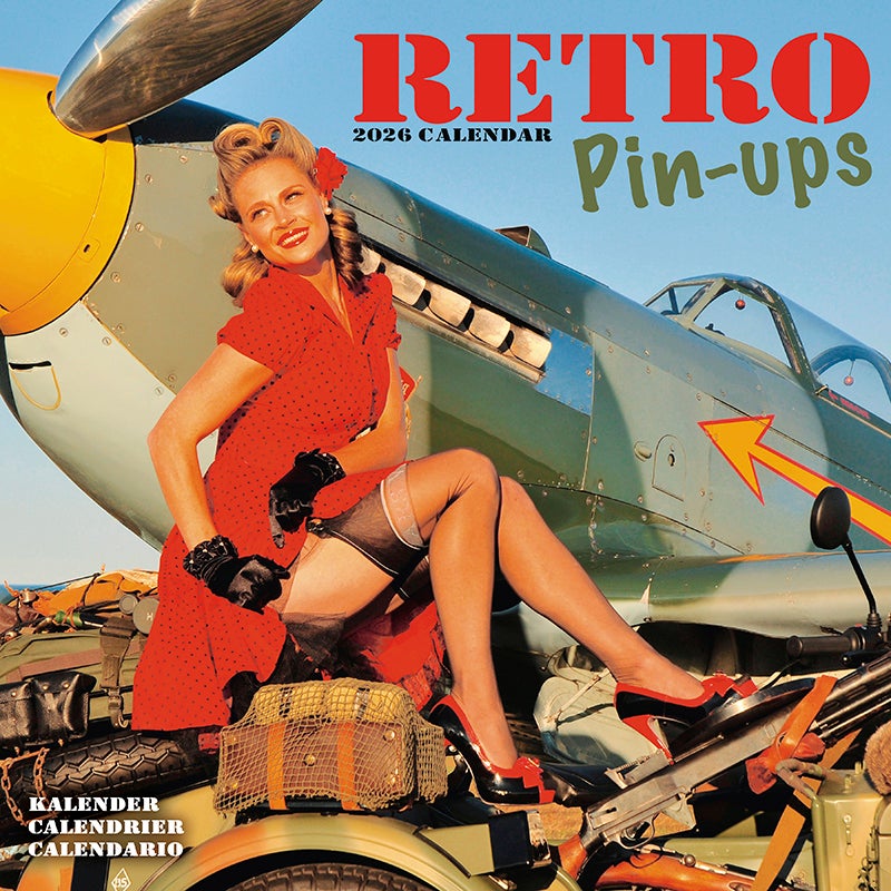 Kalender 2026 30x30 Retro Pin-ups