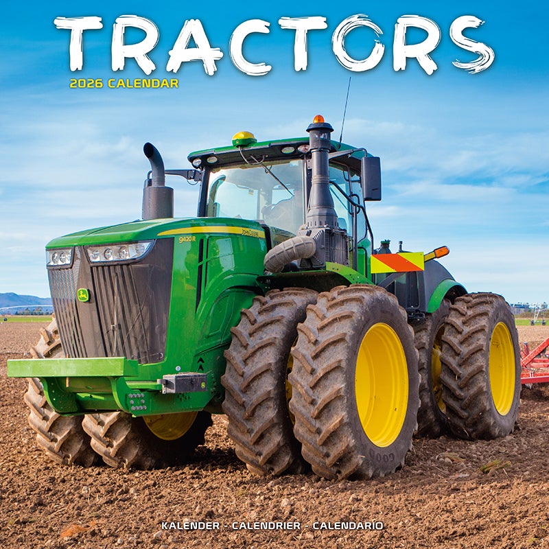 Kalender 2026 30x30 Tractors