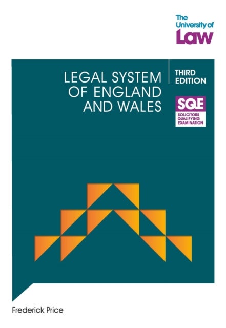 Bilde av Sqe - Legal System Of England And Wales 3e Av Frederick Price