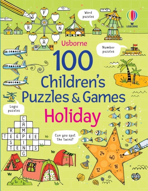 Bilde av 100 Children&#039;s Puzzles And Games: Holiday Av Phillip Clarke