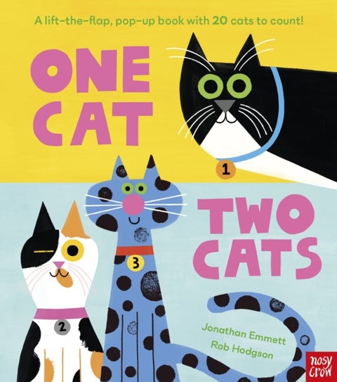 One Cat, Two Cats - A lift-the-flap, pop-up book with 20 cats to count!