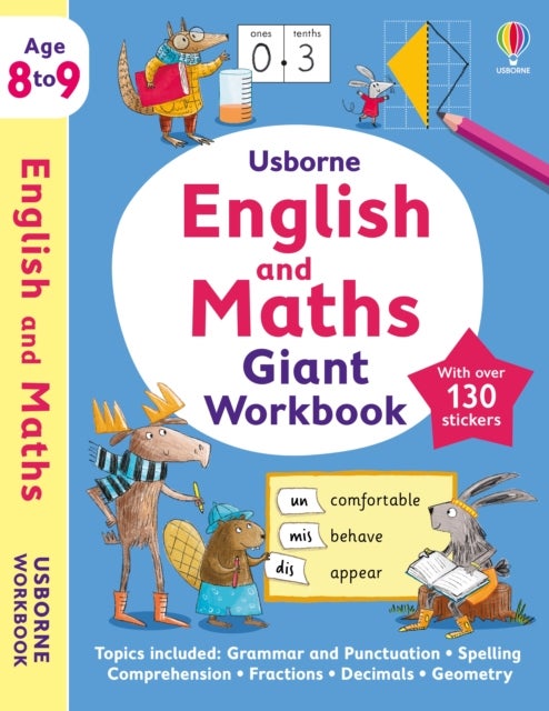 Bilde av Usborne English And Maths Giant Workbook 8-9 Av Usborne