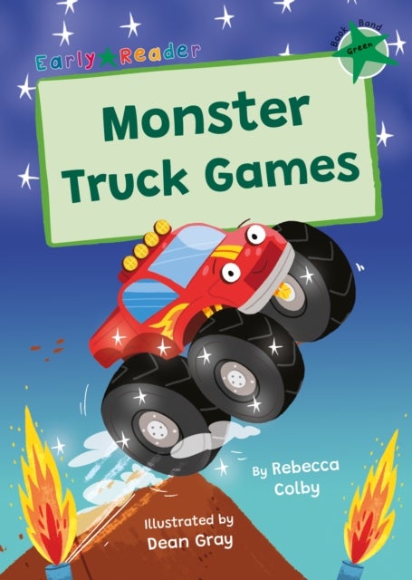 Monster Truck Games - (Green Early Reader)
