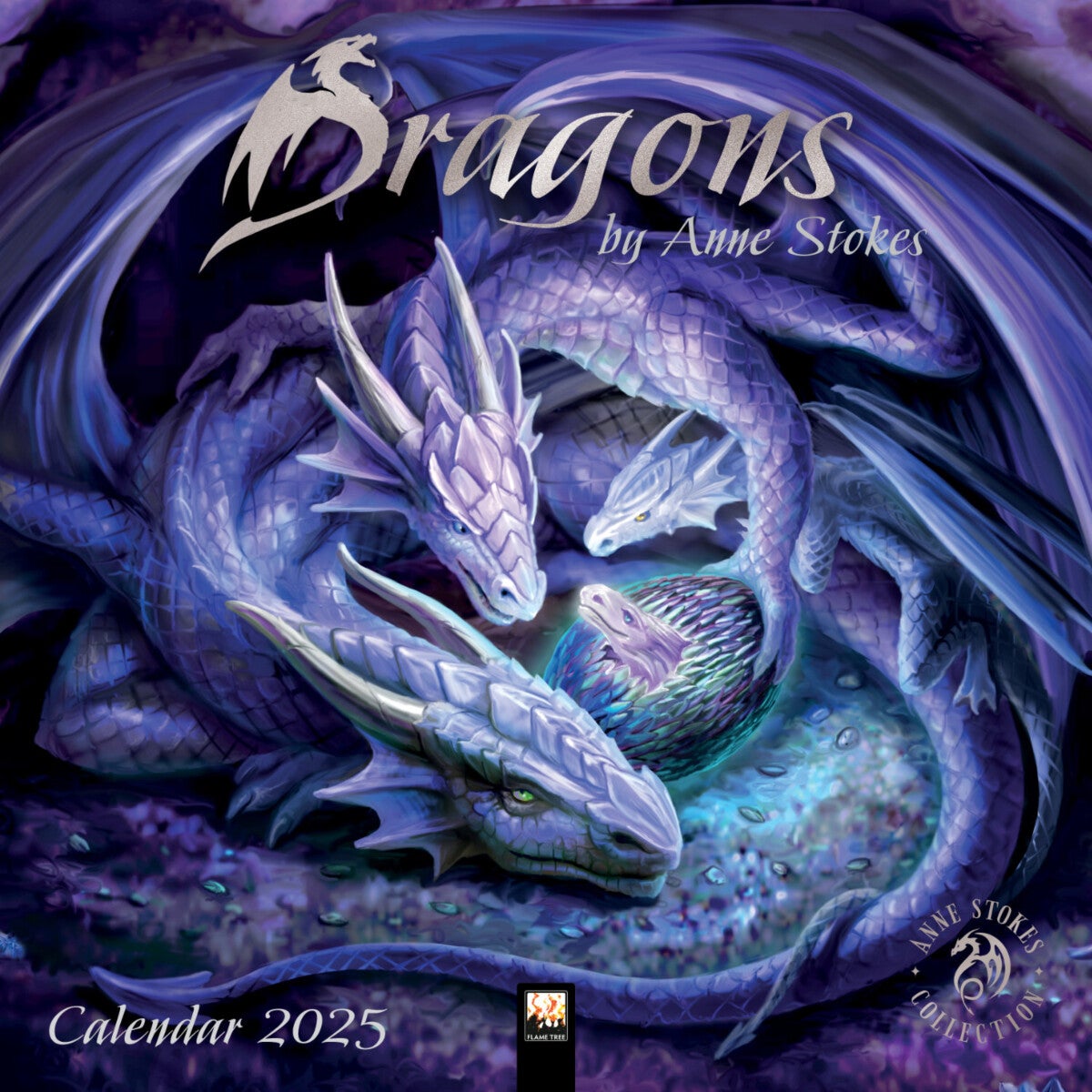 Kalender 2025 Dragons 30x30cm