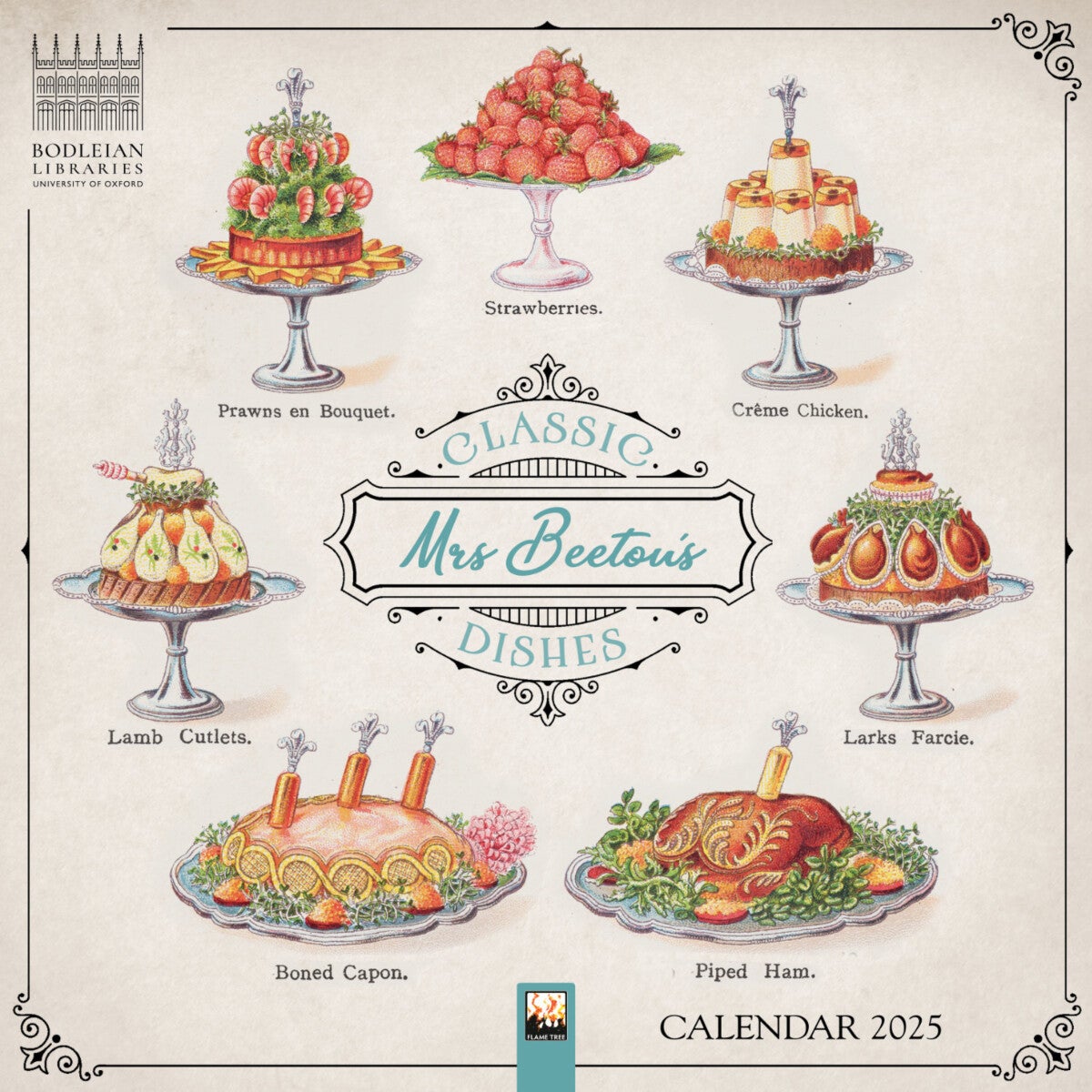 Kalender 2025 Classic Dishes 30x30cm