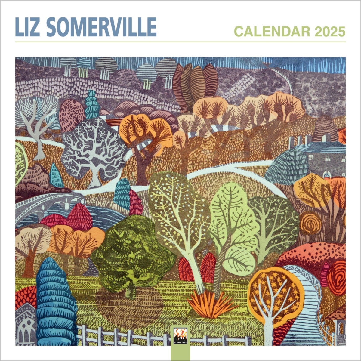 Kalender 2025 Liz Somerville 30x30cm