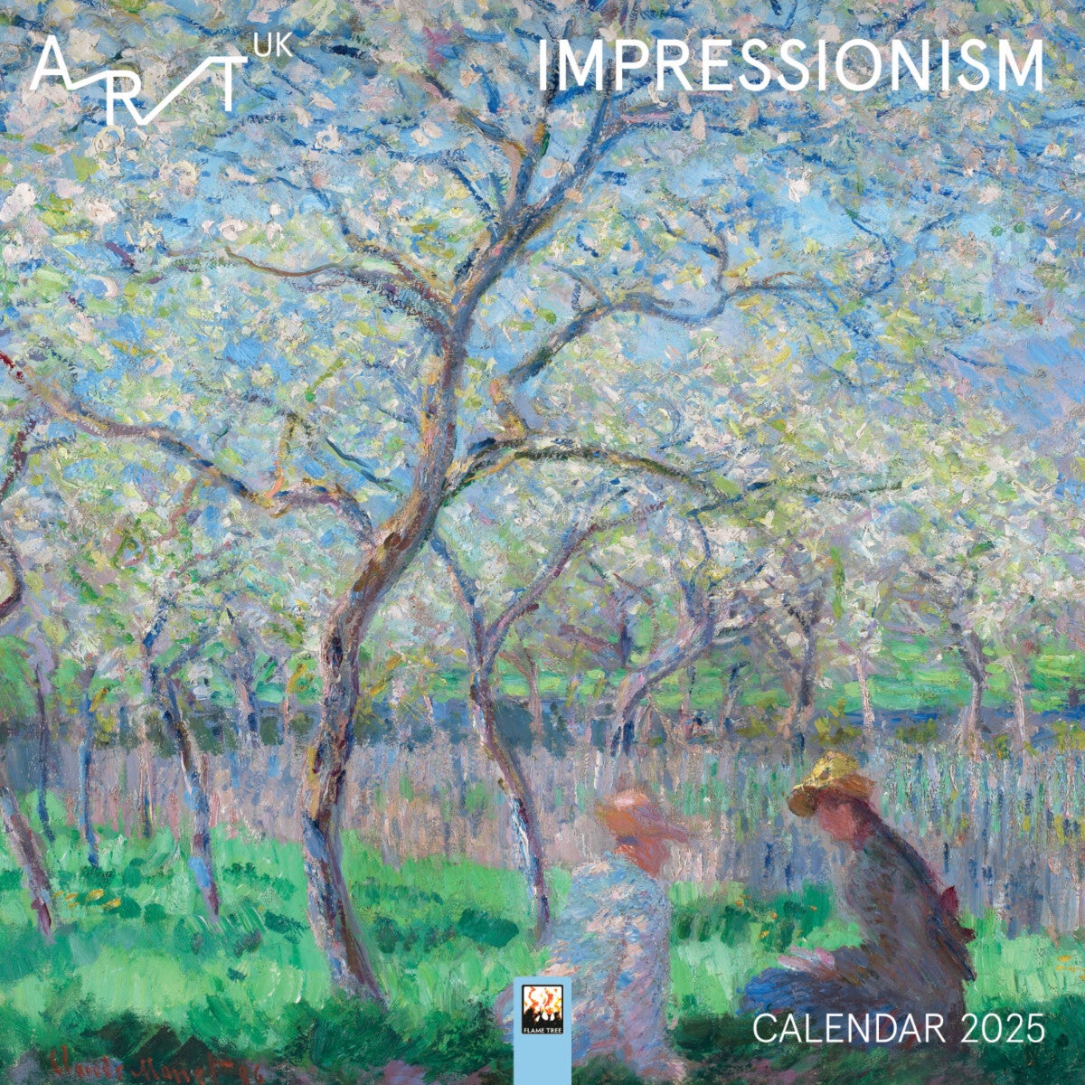 Kalender 2025 UK Impressionism 30x30cm