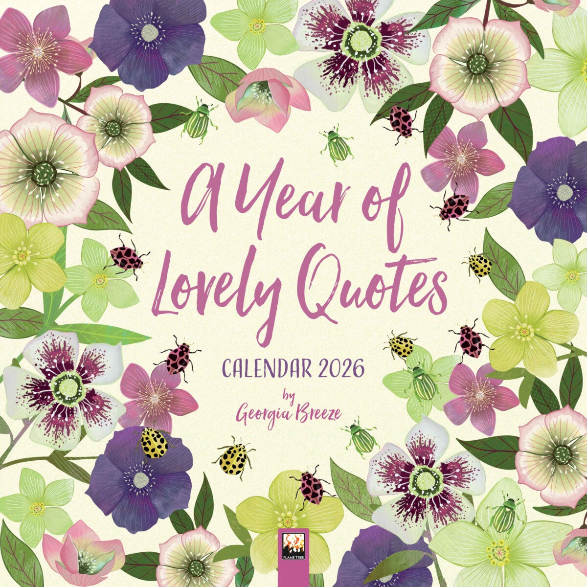 A Year of Lovely Quotes Wall Calendar 2026 (Art Calendar)
