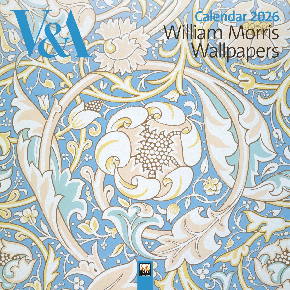 Kalender 2026 William Morris 30x30cm