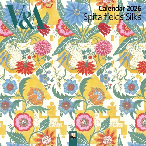 Kalender 2026 30x30 Spitalfields Silks