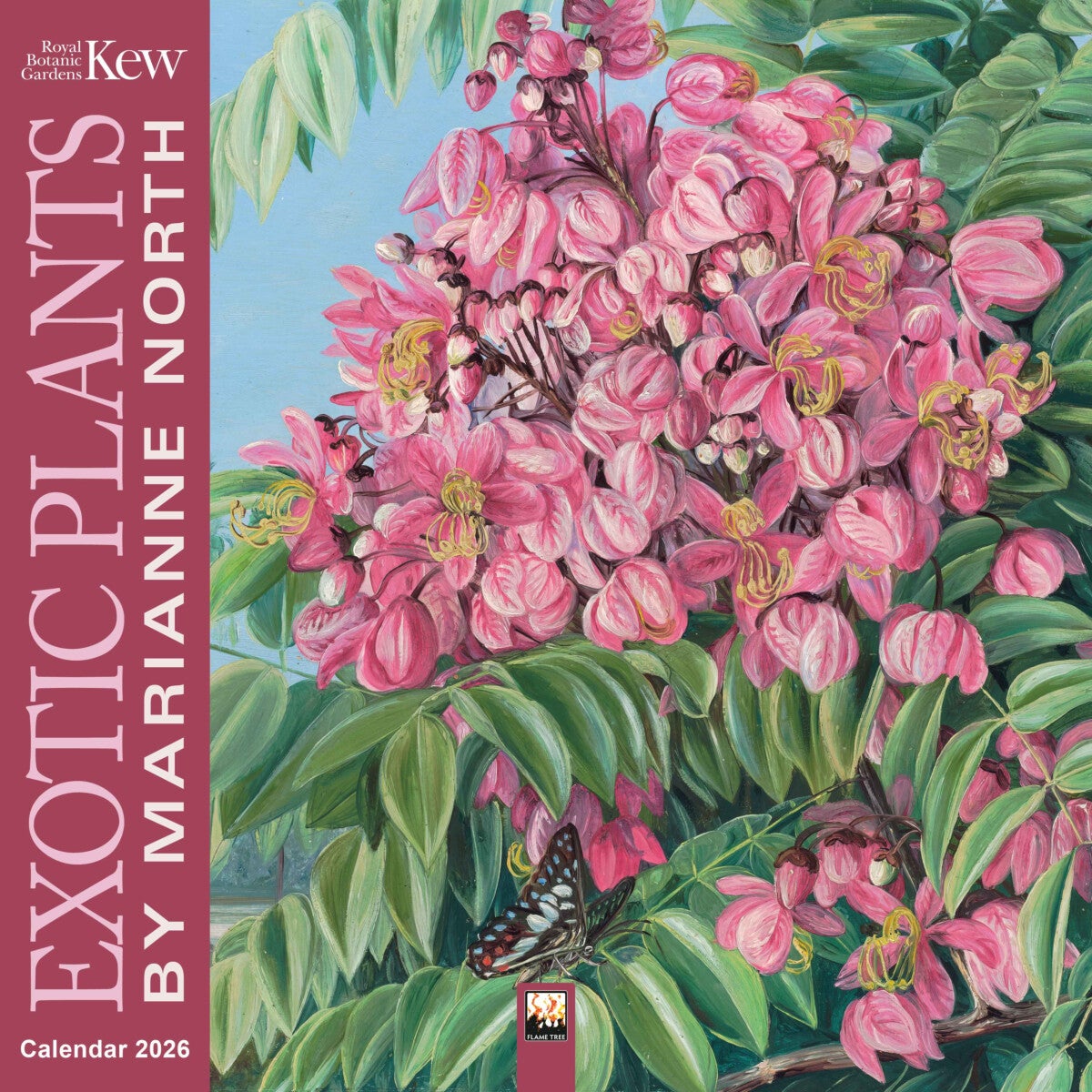 Kew Gardens: Exotic Plants by Marianne North Wall Calendar 2