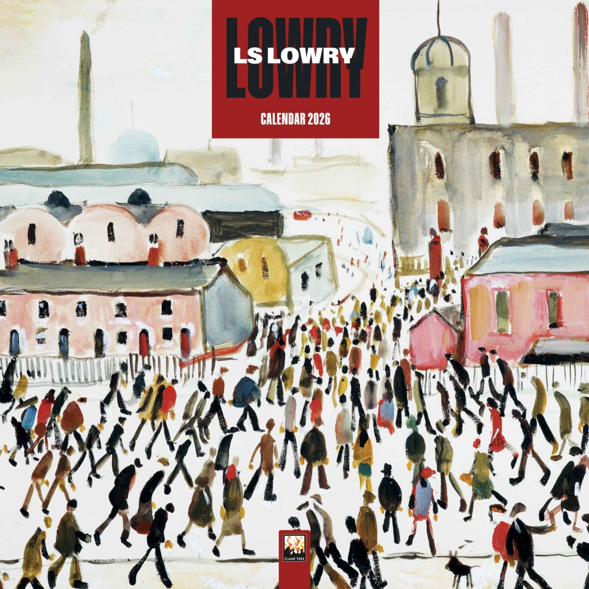 L.S. Lowry Wall Calendar 2026 (Art Calendar)