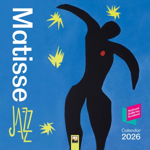Kalender 2026 30x30 Matisse Jazz