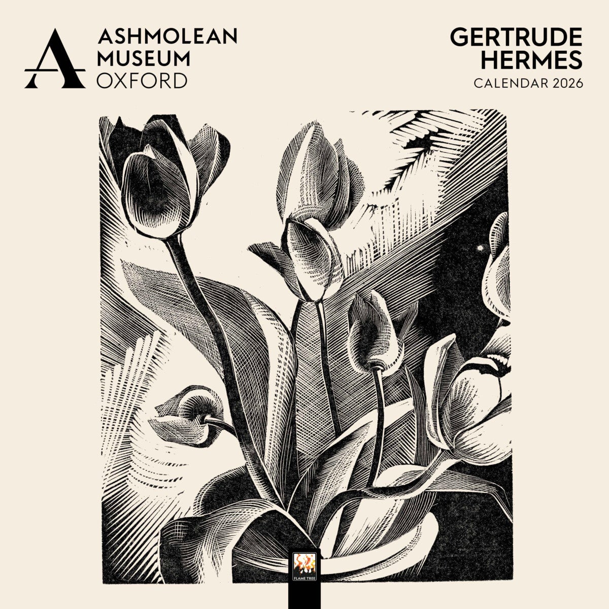 Ashmolean Museum: Gertrude Hermes Wall Calendar 2026 (Art Ca