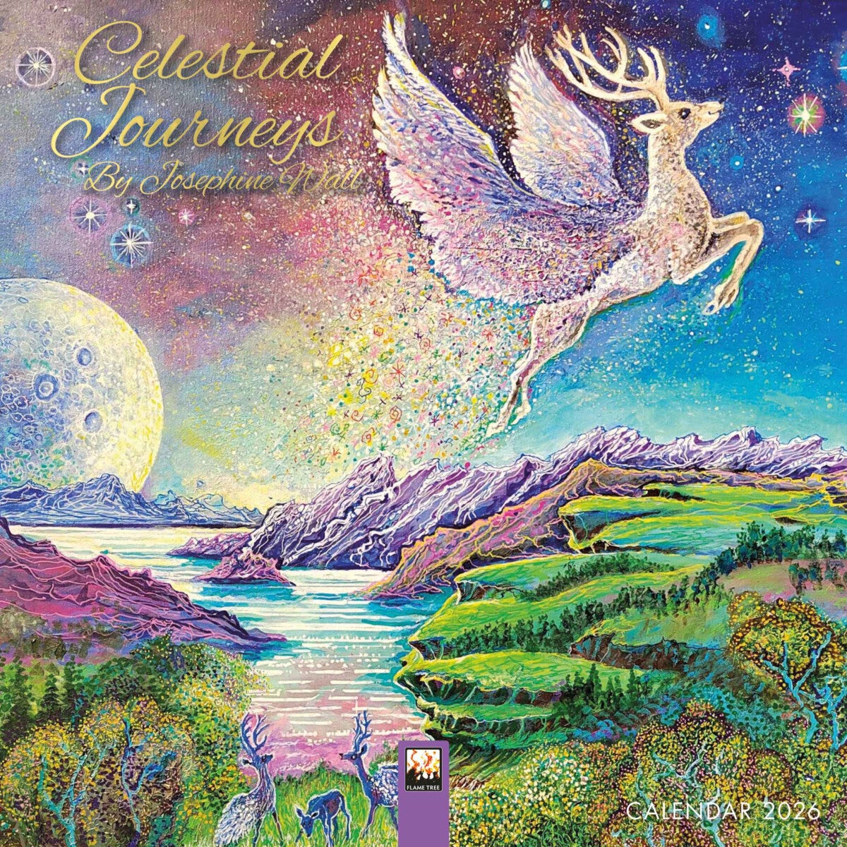 Celestial Journeys by Josephine Wall Mini Wall Calendar 2026