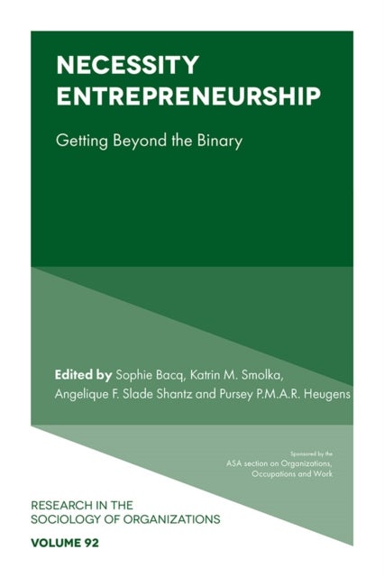 Necessity Entrepreneurship - Getting Beyond the Binary
