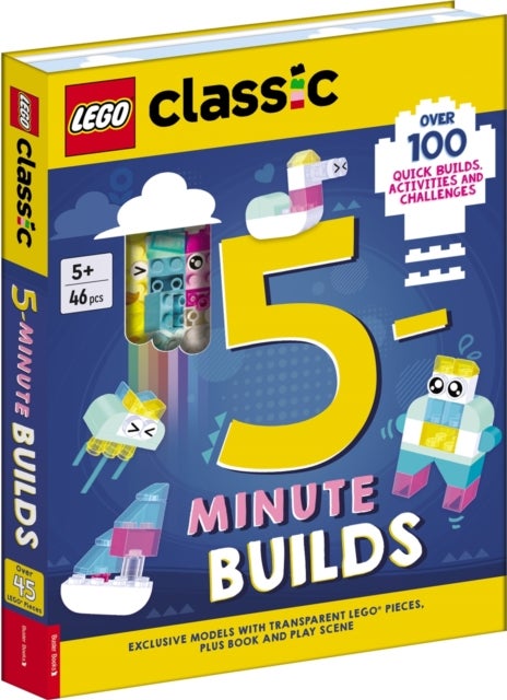 LEGO¿ Classic: 5-Minute Builds (with clear LEGO pieces, fold-out play scene and over 100 activities