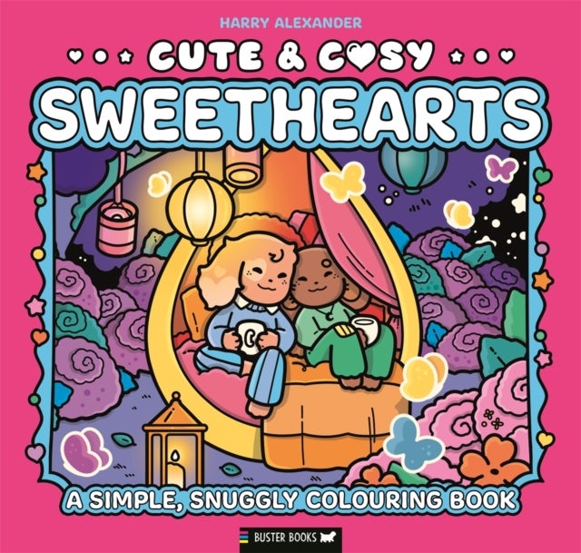 Cute & Cosy: Sweethearts - A Simple, Snuggly Colouring Book