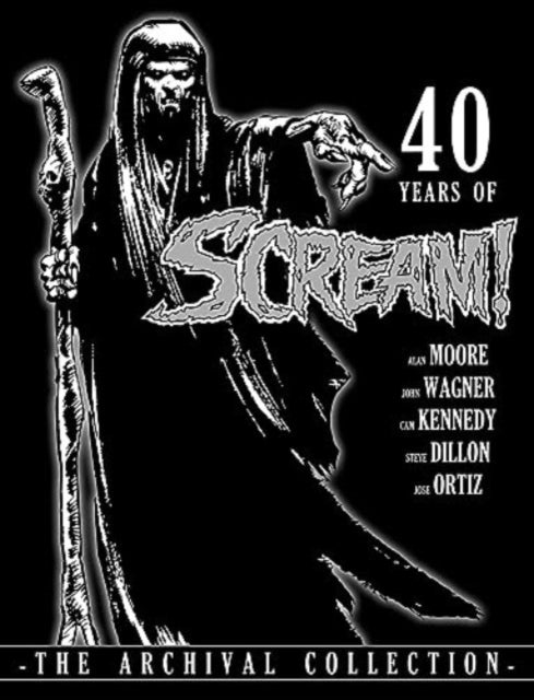 Bilde av 40 Years Of Scream! Av Simon Furman, John Wagner, Alan Grant, Alan Moore, Gerry Finley-day