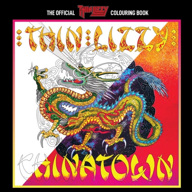 Bilde av The Official Thin Lizzy Colouring Book Av Rock N&#039; Roll Colouring