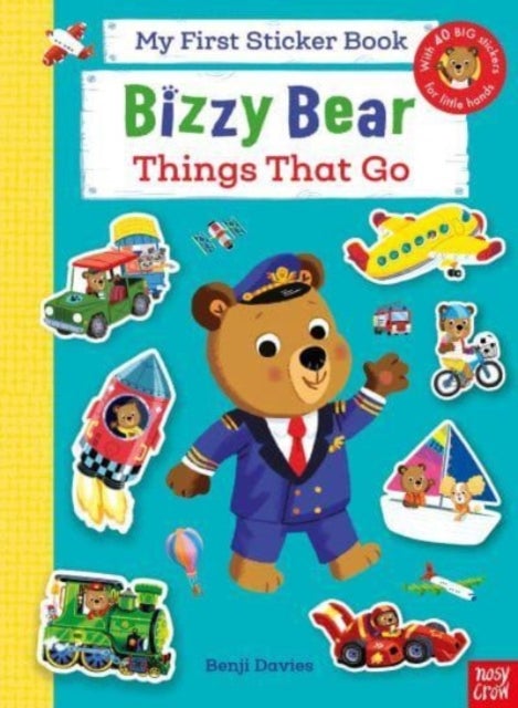 Bilde av Bizzy Bear: My First Sticker Book Things That Go
