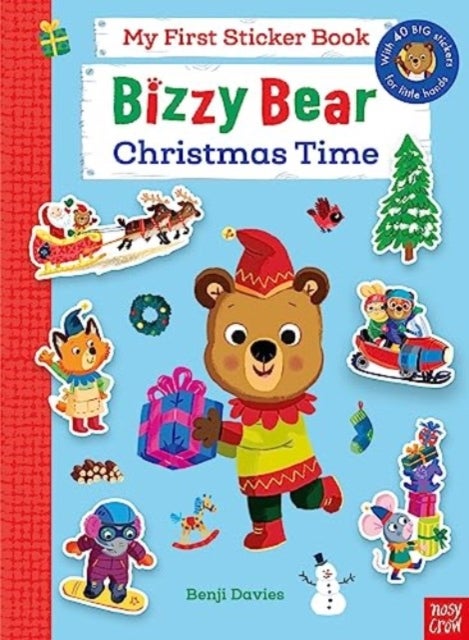 Bilde av Bizzy Bear: My First Sticker Book: Christmas Time