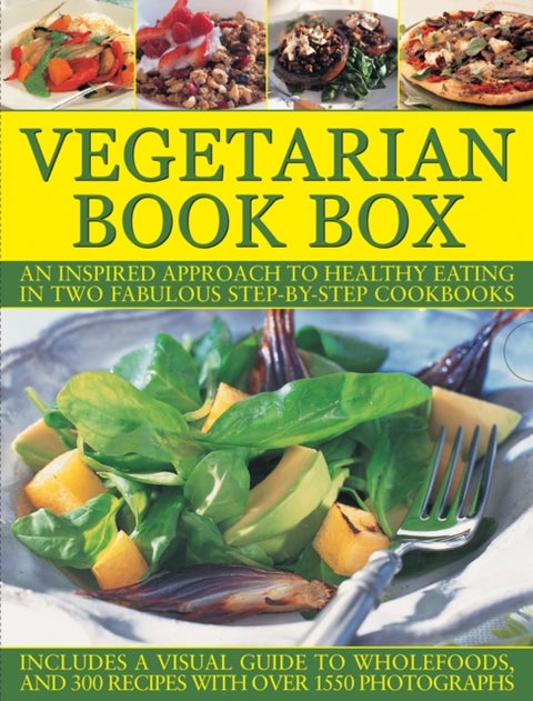 Vegetarian Book Box - An Inspired Approach to Healthy Eating in Two Fabulous Step-by-Step Cookbooks