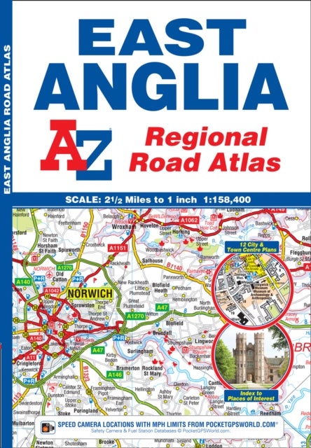 Bilde av East Anglia Regional Road Atlas Av Geographers&#039; A-z Map Company