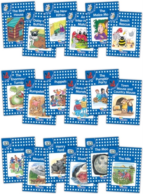 Jolly Phonics Readers, Complete Set Level 4 - In Precursive Letters (British English edition)