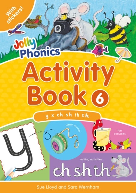 Jolly Phonics Activity Book 6 - In Precursive Letters (British English edition)