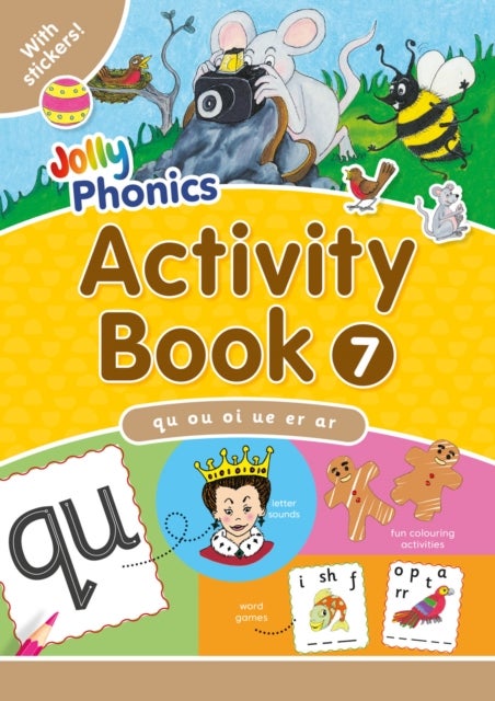 Jolly Phonics Activity Book 7 - In Precursive Letters (British English edition)
