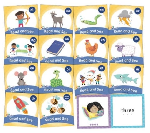 Jolly Phonics Read and See, Pack 2 - In Precursive Letters (British English edition)