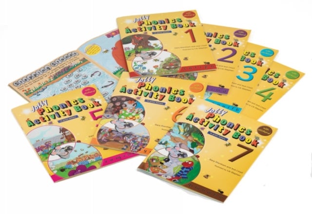 Jolly Phonics Activity Books 1-7 - In Print Letters (American English edition)
