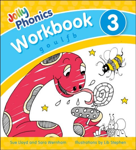 Jolly Phonics Workbook 3 - in Precursive Letters (British English edition)