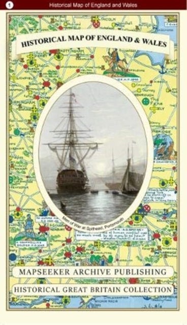 Bilde av Historical Map Of England And Wales