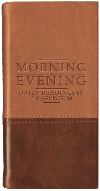 Bilde av Morning And Evening - Matt Tan/burgundy Av C. H. Spurgeon