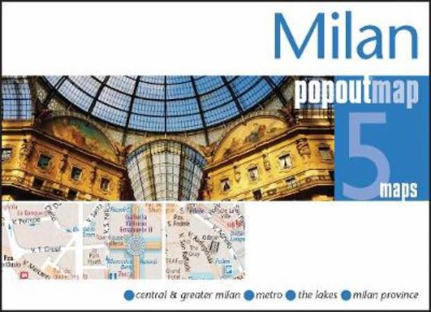 Milan - popout map : 5 maps