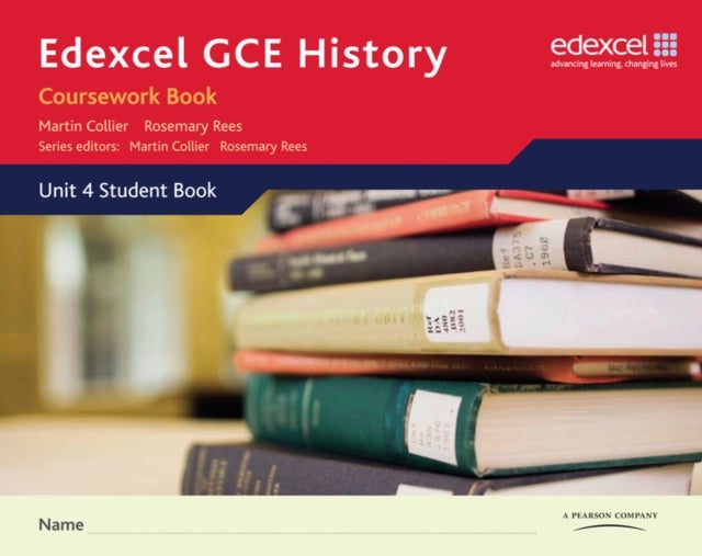 Bilde av Edexcel Gce History A2 Unit 4 Coursework Book Av Rosemary Rees, Martin Collier