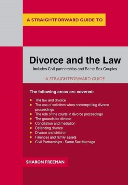 Bilde av A Straightforward Guide To Divorce And The Law Av Sharon Freeman