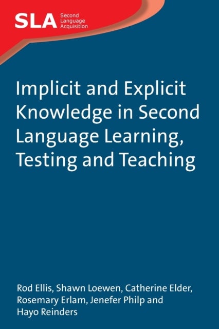Bilde av Implicit And Explicit Knowledge In Second Language Learning, Testing And Teaching Av Rod Ellis, Shawn Loewen, Catherine Elder, Hayo Reinders, Rosemary