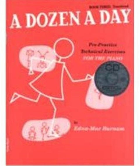 A Dozen a Day Book 3 + CD - Book Three - Transitional Edition (Book And CD)